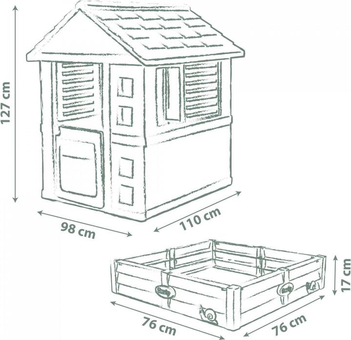 Actual product image Smoby Life Square + sandpit