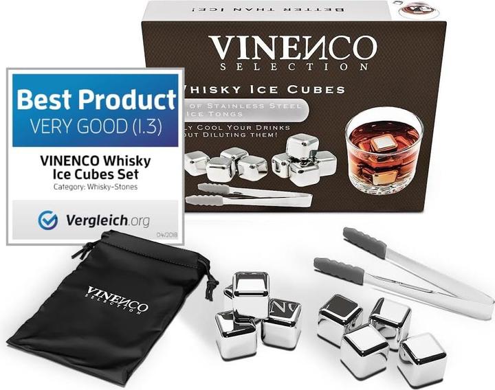 Actual product image Vinenco Whisky Steine Set (Whisky stones)