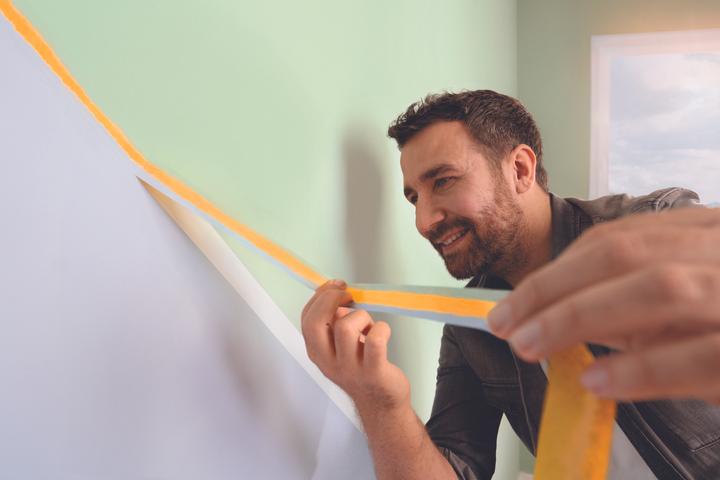Actual product image tesa 2x Malerkrepp Perfect+, masking tape for precise masking indoors, pack of two (30 mm)