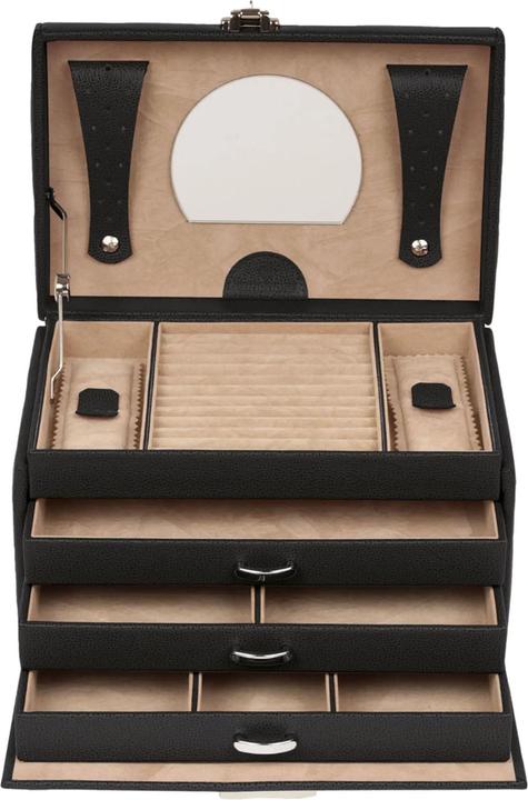Produktbild Windrose Beluga Schmuckkasten Leder 24.5 cm