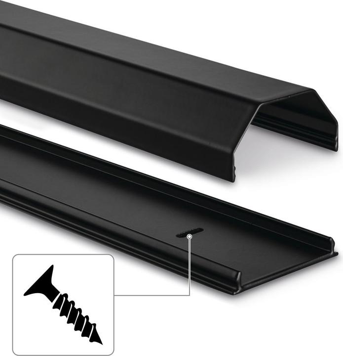 Image du produit Hama Conduit de câbles en aluminium (carré) (Conduit, 110 cm)