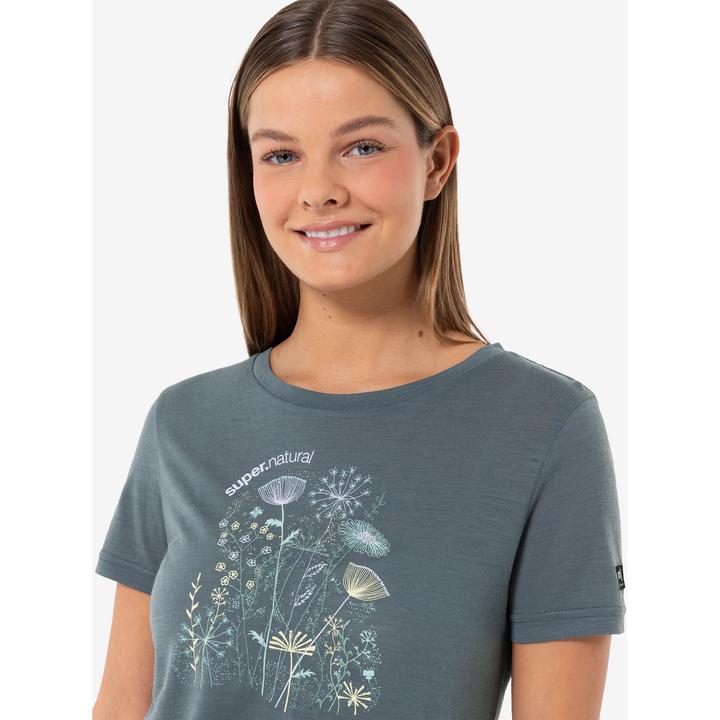 Actual product image Super Natural Women's Rock Flowers Tee (S)