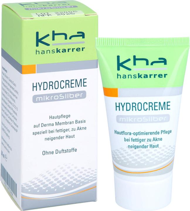 Produktbild Hans Karrer Hydrocreme Mikrosilber bei normaler bis fettiger Haut, 30 ml Creme (Körpercreme, 30 ml)