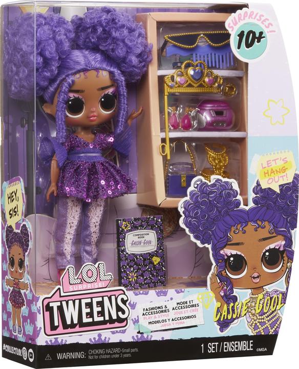 Actual product image L.O.L. Surprise! Surprise Tweens Core Doll Cassie Cool