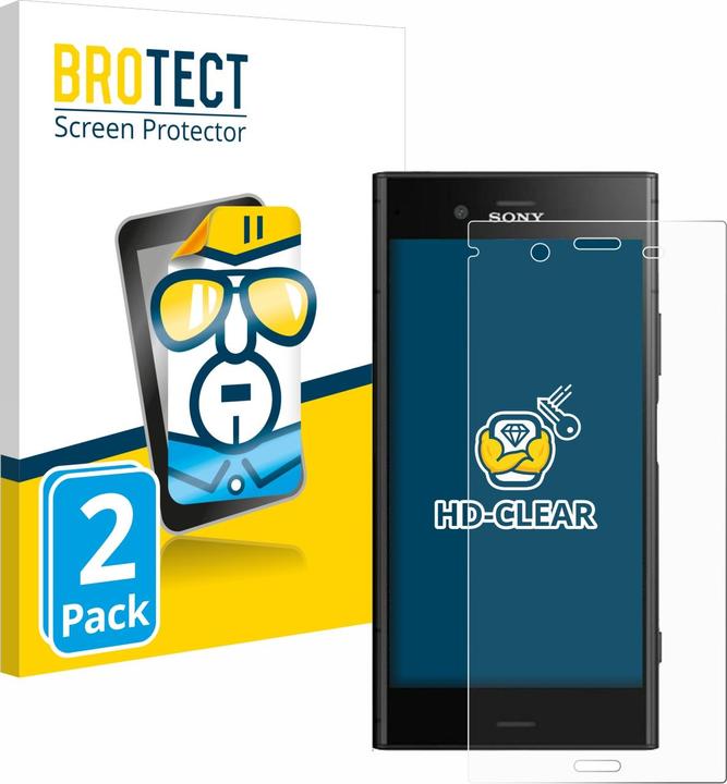 Productafbeelding BROTECT Schermbeschermer Clear (2 Stuk, Sony Xperia XZ1)