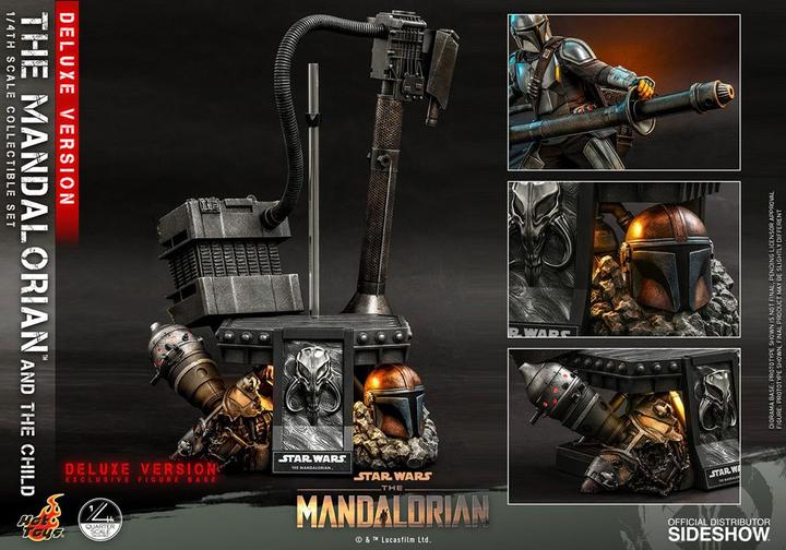 Produktbild Hot Toys Star Wars – The Mandalorian “The Mandalorian & The Child” Deluxe 1/4 Actionfiguren