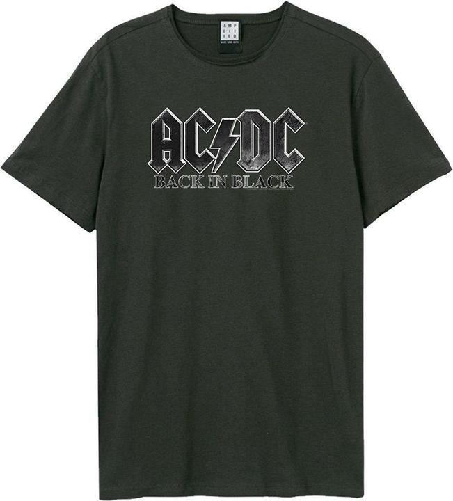 Amplified Erwachsene Back In Black ACDC TShirt