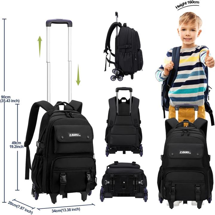 Immagine prodotto Voici et Voila Trolley-Rucksack mit Rollen