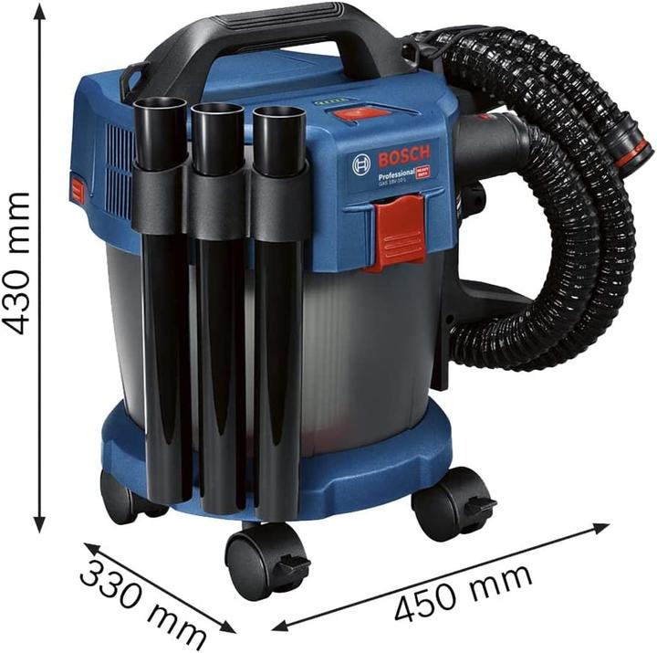 Image du produit Bosch Professional GAS 18V-10 L (Aspirateur eau et poussière)