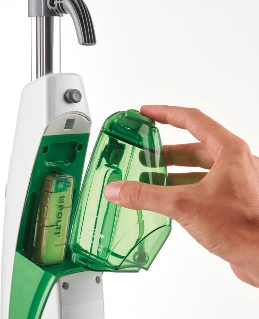 Produktbild Polti Steam mop PTEU0272 Vaporetto SV400 Hygiene Power 1500 W, Water tank capacity 0.3 L, White / Green (1500 W)