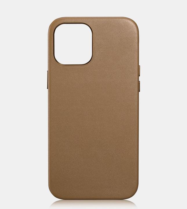 Image du produit iCarer Étui en cuir Étui en cuir véritable pour l'iPhone 12 Pro (Apple iPhone 12 Pro, Apple iPhone 12)