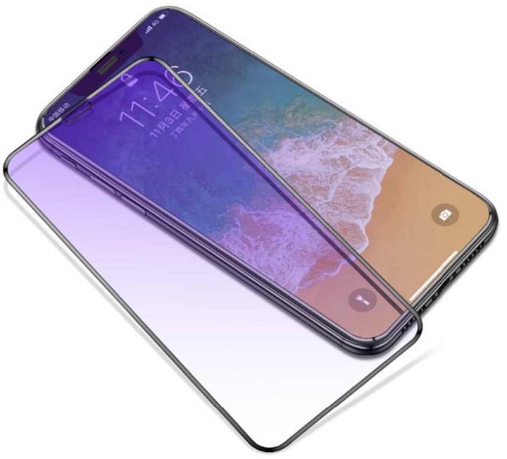 Image du produit PhoneLook 3D Tempered Glass vitre de protection noir anti-lumière bleue iPhone 11 Pro Max (1 pièce(s), Apple iPhone 11 Pro Max)