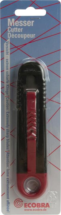 Image du produit Ecobra Cutter de sécurité universel noir, modèle : lame trapèze (Cutters)