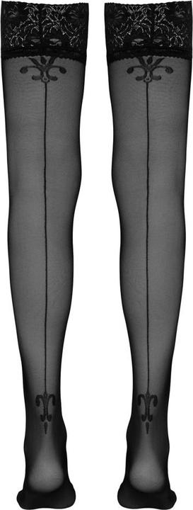 Produktbild Cottelli Collection Nahtstrümpfe mit Motiv (5)