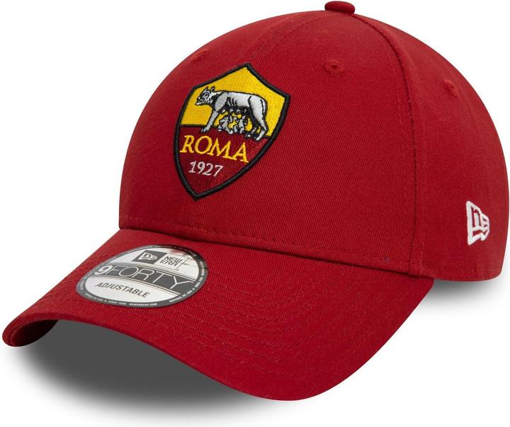 Actual product image New Era 9Forty Strapback Cap - AS Roma red