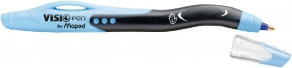Maped Visio, Stylo bille Stick, Bleu, 1 pc(s), Moyen (Bleu, 1 x)