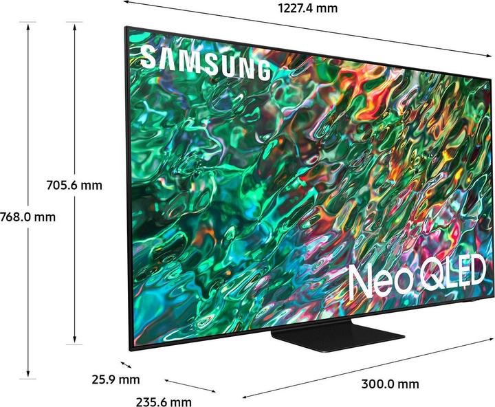 Actual product image Samsung QE55QN90BAT (55", QN90B, QLED, 4K, 2022)