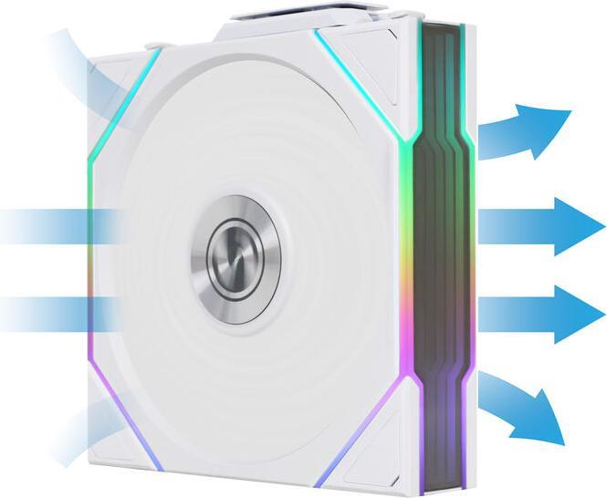 Productafbeelding Lian-Li UNI FAN TL Wireless Lüfter, ARGB, PWM, 3er-Pack - 120 mm, weiss UNI FAN TL Wireless L (120 mm, 3 x)