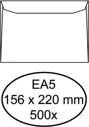 Actual product image Quantore 500 white gummed envelopes EA5 156 x 220 mm (500 x)