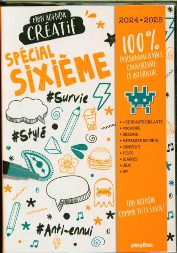 Actual product image Mon agenda créatif spécial sixième 2024-2025 (French)