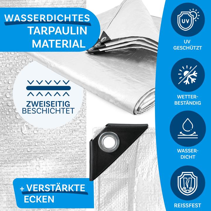 Produktbild Floordirekt Abdeckplane 140 g/m² (400 x 300 cm)