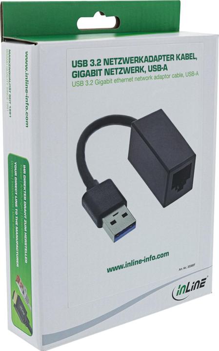 Actual product image InLine USB 3.0 Network Adapter Cable (USB, RJ45 (1x))