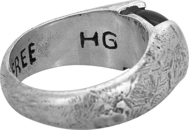Produktbild Haze & Glory Ring Liberty - Schwarzer Onyx 925 Silber (66, 925 Silber)
