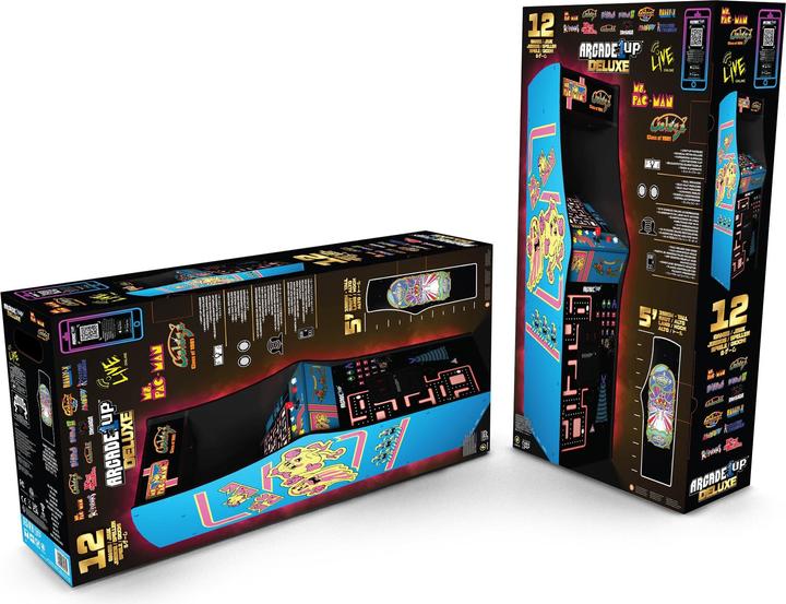 Actual product image Arcade1Up - Ms. Pac-Man vs Galaga - Class of 81 - Deluxe Arcade Machine