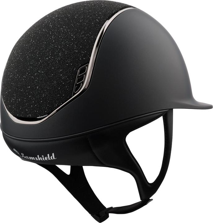 Actual product image Samshield riding helmet custom shadowmatt crystal fabric 2.0 (S, M, L, XL)