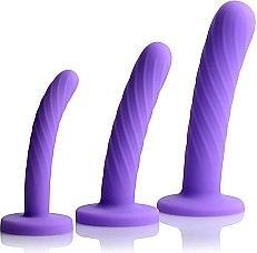 Produktbild XR Brands Tri-Play 3 Piece Silicone Dildo Set