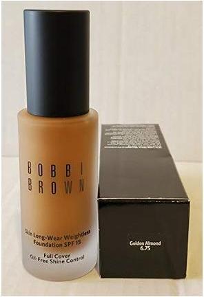 Actual product image Bobbi Brown Skin Long-Wear Weightless Foundation SPF 15 (Golden Almond 6.75)