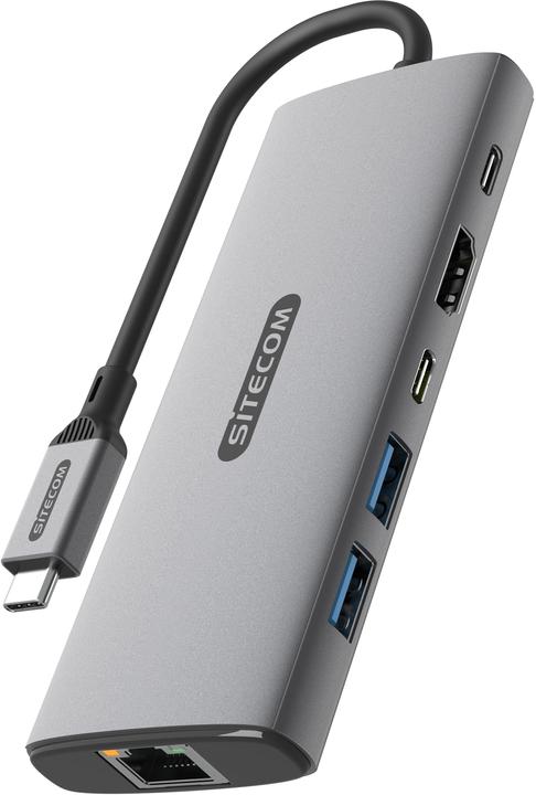 Actual product image Sitecom CN-5506 6in1 USB-C PD GEN2 MultiAda (USB-C, 6 Ports)