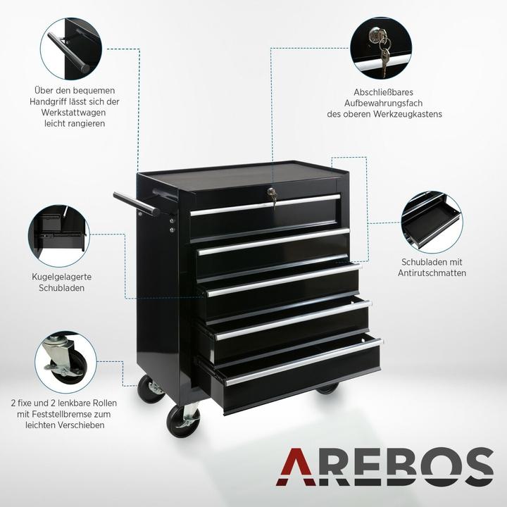 Actual product image Arebos Tool trolley (1 x)