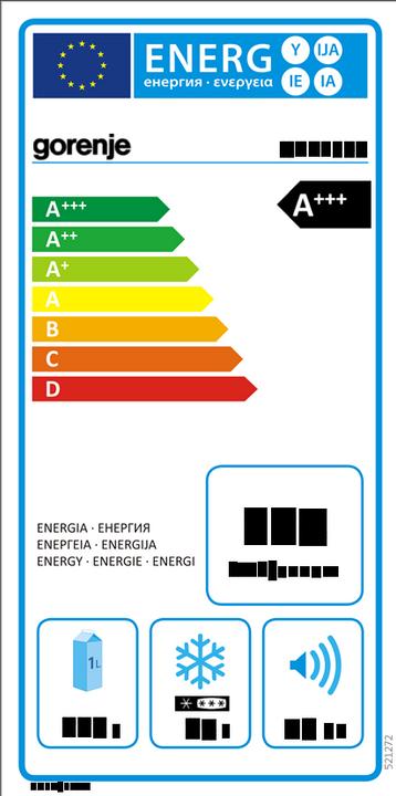 Energy Label Gorenje ORB 153 C Refrigerator 154 cm (260 l)