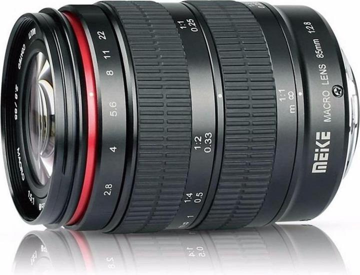 Actual product image Meike 85mm f/2.8 Macro, Canon RF (Canon RF, APS-C / DX)