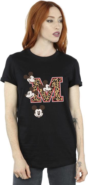 Actual product image Mickey Mouse Womens/Ladies M Faces Cotton Boyfriend T-Shirt (XXL)