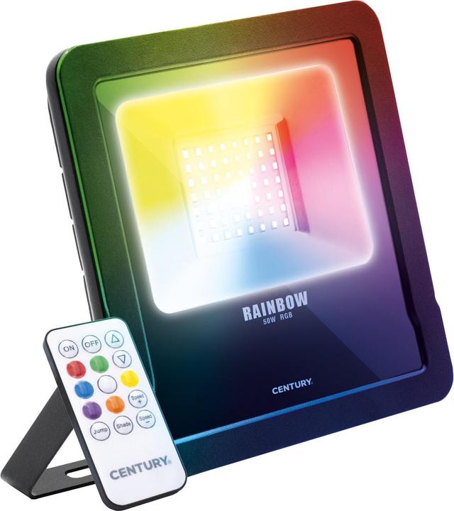 Image du produit Century Projecteur Rainbow 50 Watt, IP65 incl. télécommande (IP65)