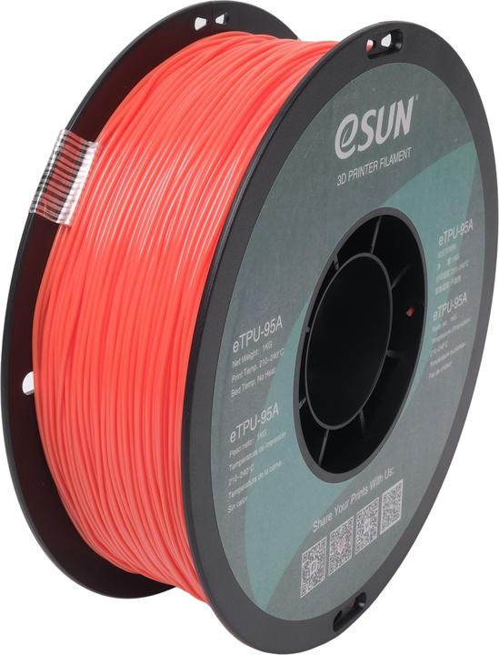 Actual product image eSUN TPU-95A Color Change by Temp Elastic Filament 1.75mm 1Kg (TPU, 1.75 mm, 1000 g)