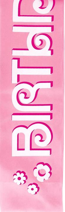Actual product image Unique Satin Birthday Sash