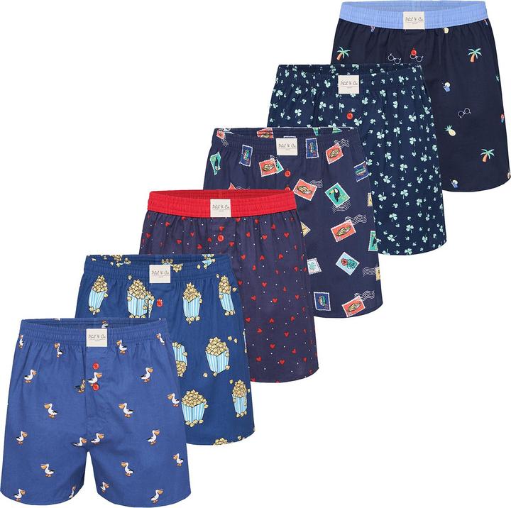 Actual product image Phil & Co. Berlin Boxer Prints (XL, pack of 6)