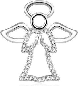 Beneto Playful silver pendant Angel AGH453 (L)