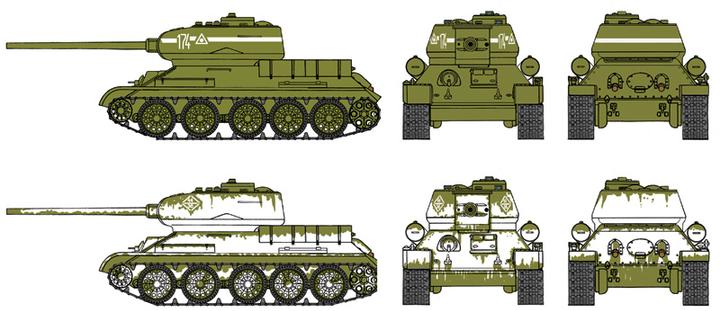 Produktbild Italeri Russischer Panzer T 34/85
