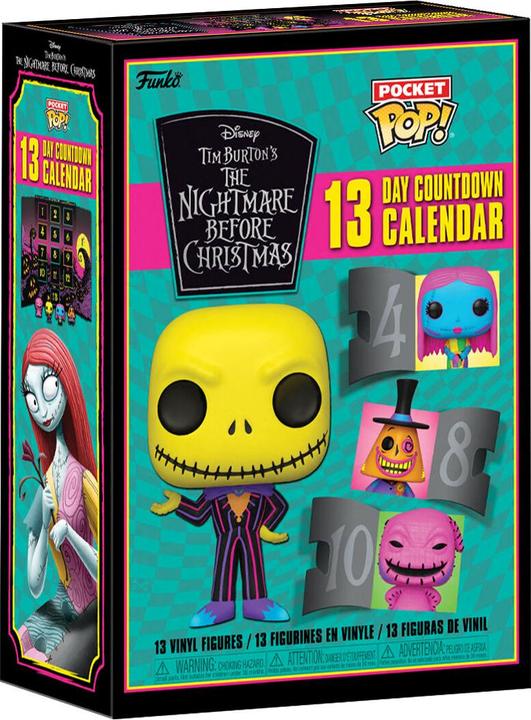Productafbeelding Funko Kalender Nightmare Before Xmas 13 Dagen Zwart Licht