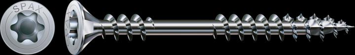 Produktbild Spax Verlegeschraube R 89015 Seko Fixiergew./Spitze/T-STAR 4,5 x 60 -T20 Stahl WIROX (500 Schrauben pro Stück)