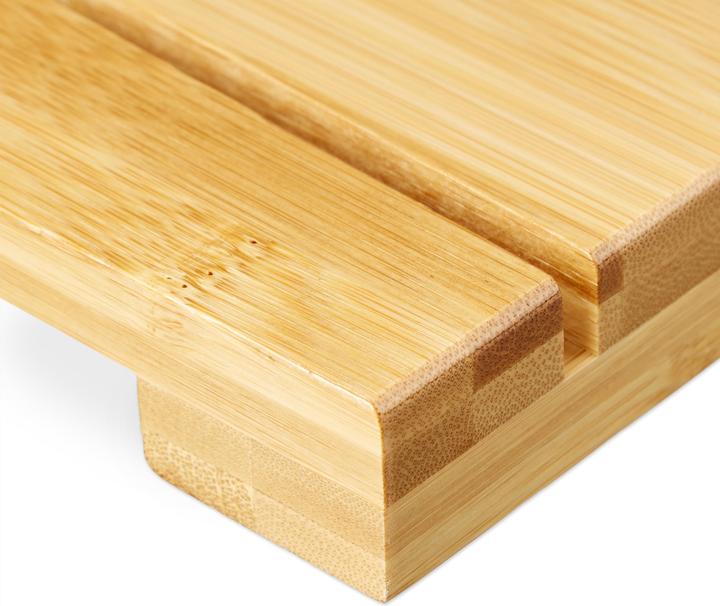 Actual product image Relaxdays Bamboo Bath Mat (65 x 40 x 3 cm)