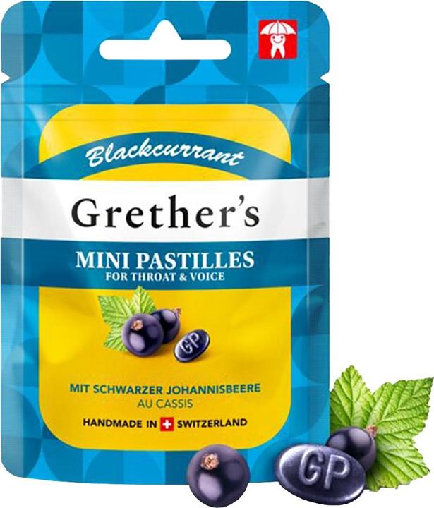 Immagine prodotto Grethers Pastiglie di ribes nero Pastiglie (1 pz., 30 g)