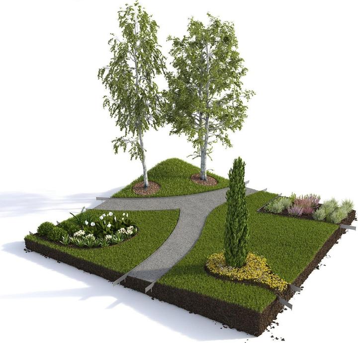 Image du produit Colibri Bordure de pelouse Anthracite (100 cm)