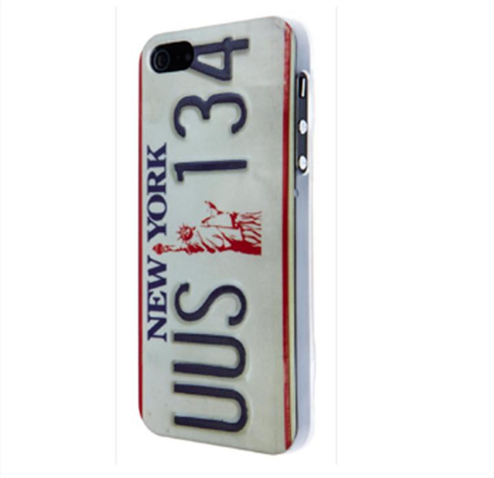Produktbild Skillfwd Car Plate Hardcase für iPhone 5/5S/SE New York (Apple iPhone SE, Apple iPhone 5, Apple iPhone 5s)
