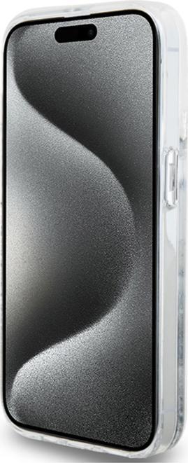 Actual product image Hello Kitty HKHCP14XLIKHET iPhone 14 Pro Max 6.7" srebrny/silver hardcase Liquid Glitter Charms Kitt (Apple iPhone 14 Pro Max)
