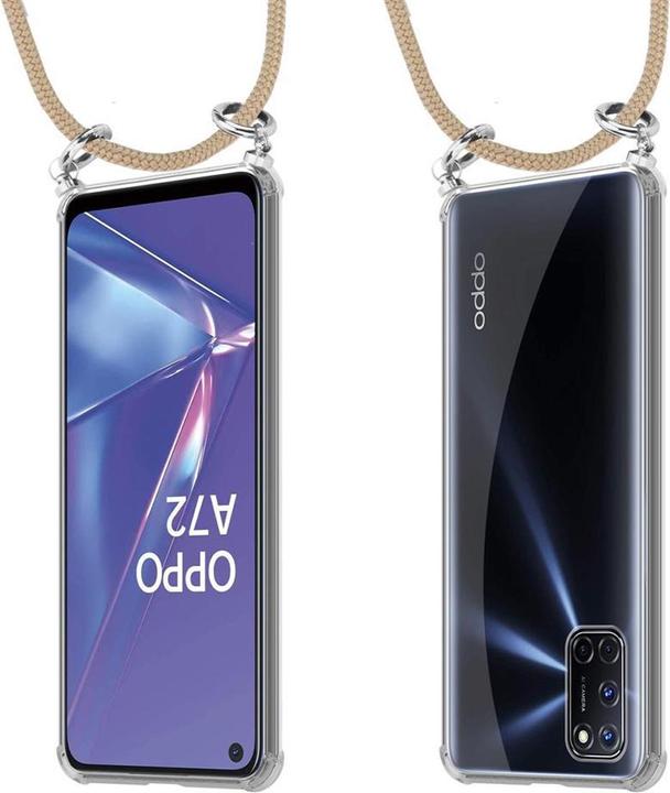 Produktbild Cadorabo TPU Handy Kette SILBER Cover